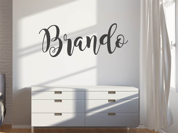 Wandtattoo Brando in Handschrift