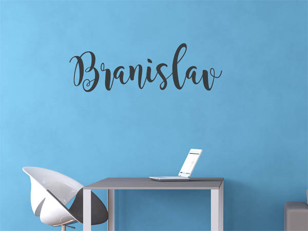 Wandtattoo Branislav in Handschrift