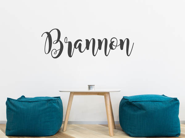 Wandtattoo Brannon in Handschrift