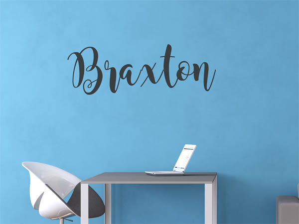 Wandtattoo Braxton in Handschrift