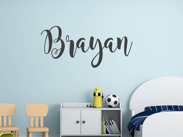 Wandtattoo Brayan in Handschrift