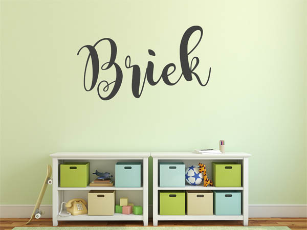 Wandtattoo Briek in Handschrift