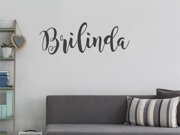 Wandtattoo Brilinda in Handschrift