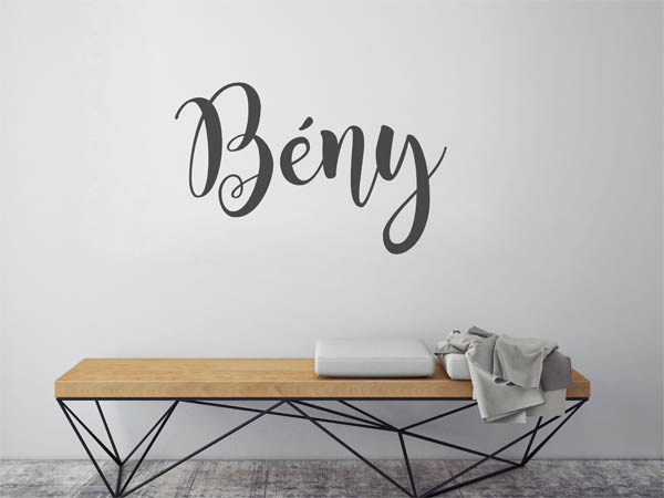 Wandtattoo Bény in Handschrift