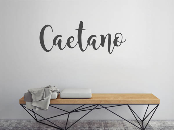 Wandtattoo Caetano in Handschrift