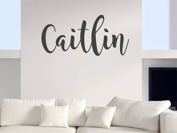 Wandtattoo Caitlin in Handschrift