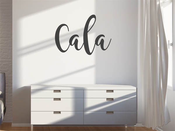 Wandtattoo Cala in Handschrift