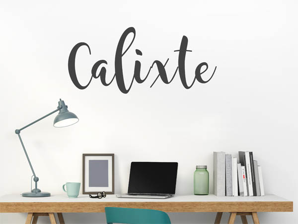Wandtattoo Calixte in Handschrift