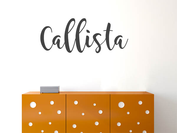 Wandtattoo Callista in Handschrift