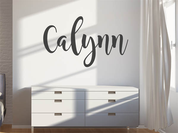 Wandtattoo Calynn in Handschrift