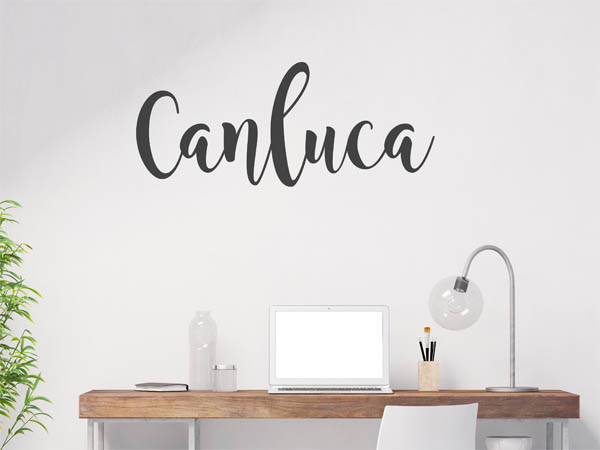 Wandtattoo Canluca in Handschrift