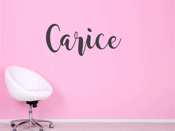 Wandtattoo Carice in Handschrift