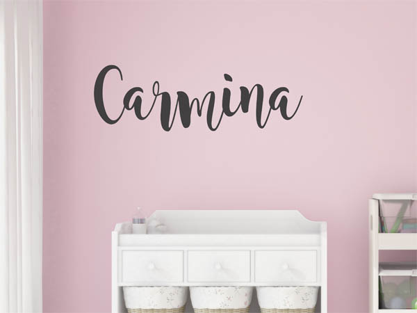 Wandtattoo Carmina in Handschrift
