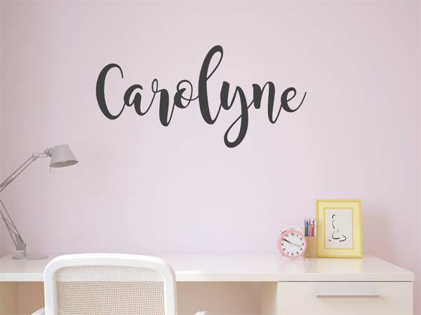 Wandtattoo Carolyne in Handschrift