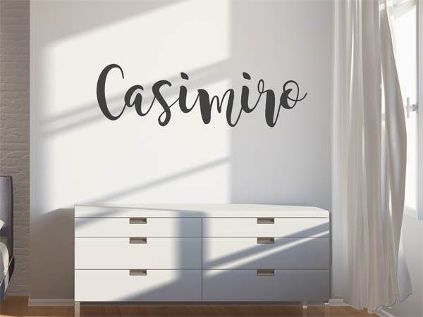 Wandtattoo Casimiro in Handschrift