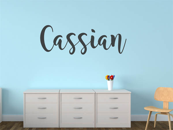 Wandtattoo Cassian in Handschrift