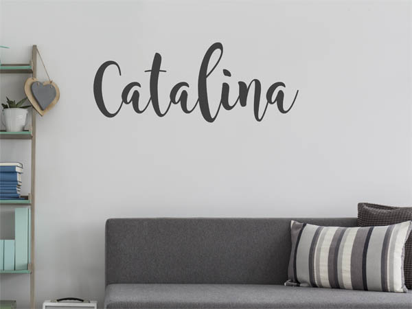 Wandtattoo Catalina in Handschrift
