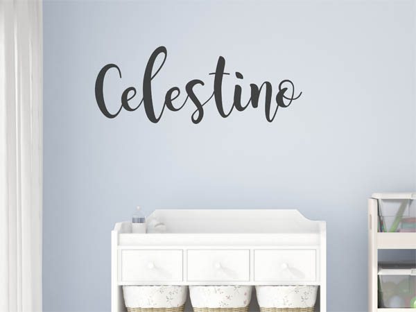 Wandtattoo Celestino in Handschrift
