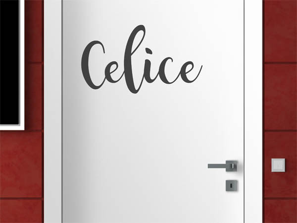 Wandtattoo Celice in Handschrift