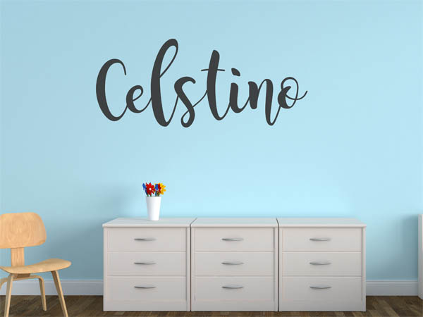 Wandtattoo Celstino in Handschrift