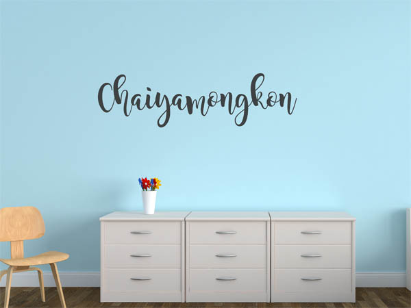 Wandtattoo Chaiyamongkon in Handschrift