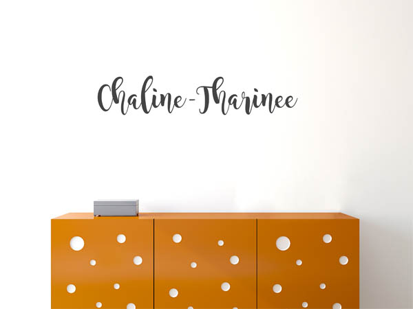 Wandtattoo Chaline-Tharinee in Handschrift