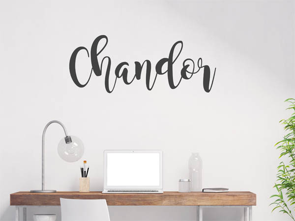 Wandtattoo Chandor in Handschrift