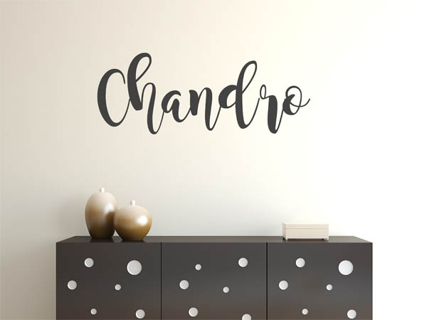 Wandtattoo Chandro in Handschrift