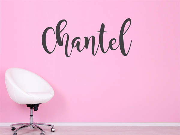Wandtattoo Chantel in Handschrift