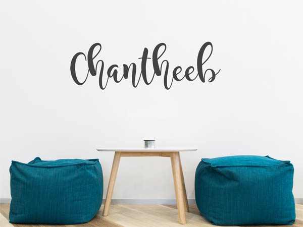 Wandtattoo Chantheeb in Handschrift