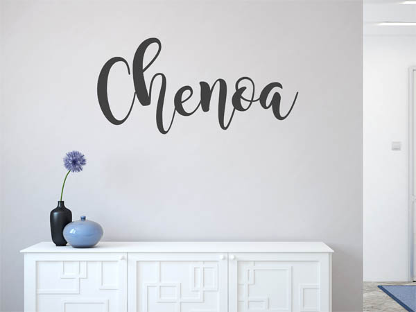 Wandtattoo Chenoa in Handschrift