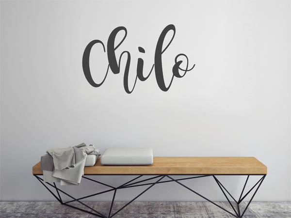 Wandtattoo Chilo in Handschrift