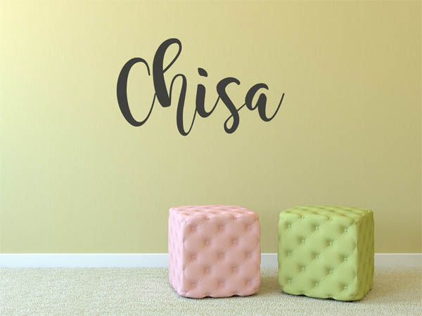 Wandtattoo Chisa in Handschrift