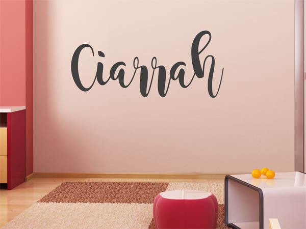 Wandtattoo Ciarrah in Handschrift