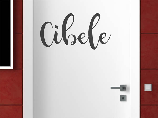 Wandtattoo Cibele in Handschrift