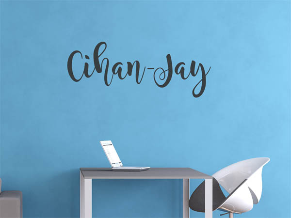Wandtattoo Cihan-Jay in Handschrift