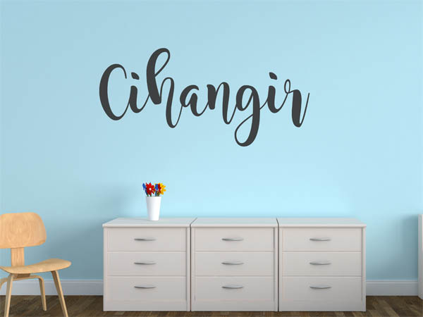 Wandtattoo Cihangir in Handschrift