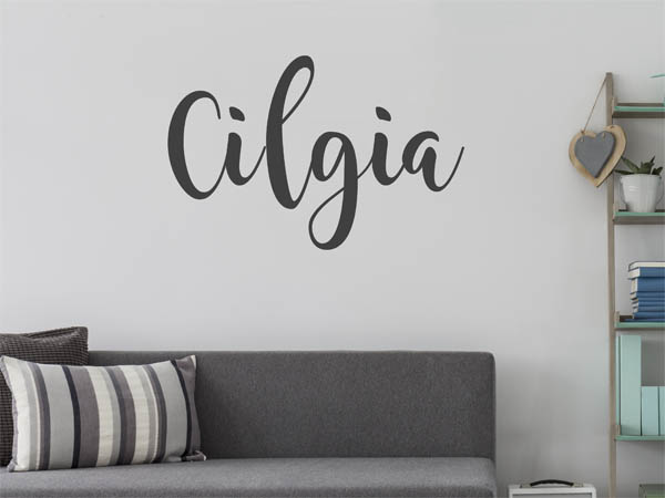 Wandtattoo Cilgia in Handschrift