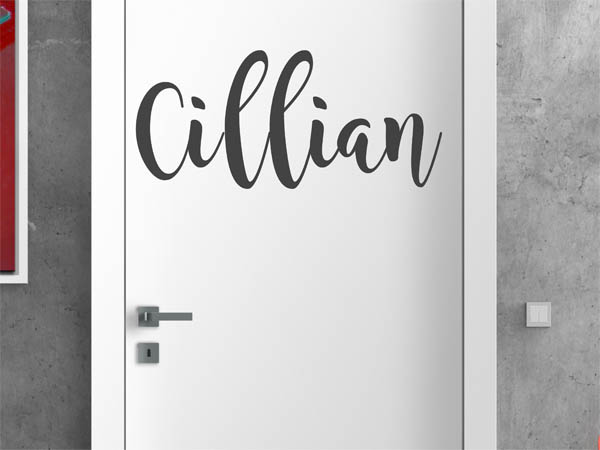 Wandtattoo Cillian in Handschrift