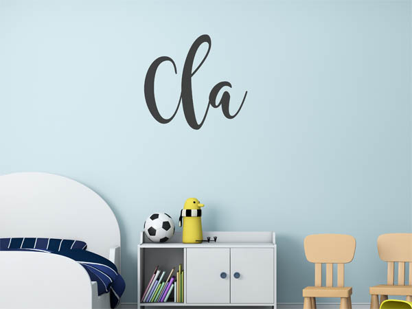 Wandtattoo Cla in Handschrift