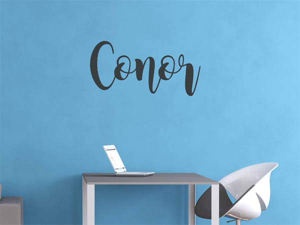 Wandtattoo Conor in Handschrift