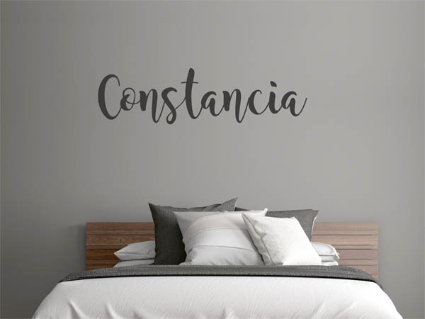 Wandtattoo Constancia in Handschrift