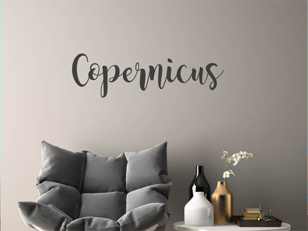 Wandtattoo Copernicus in Handschrift