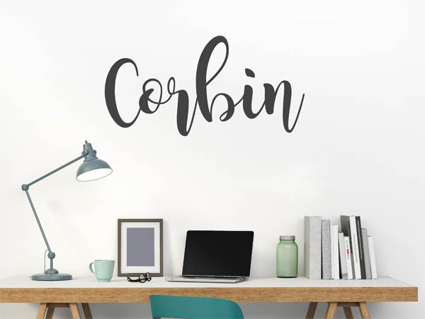 Wandtattoo Corbin in Handschrift