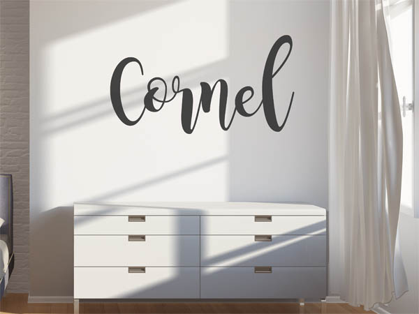 Wandtattoo Cornel in Handschrift