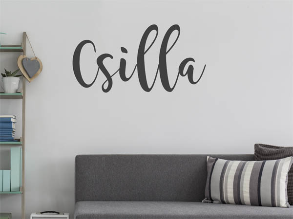 Wandtattoo Csilla in Handschrift
