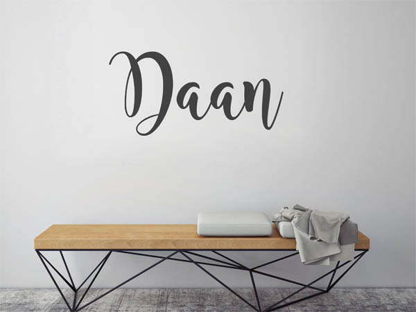 Wandtattoo Daan in Handschrift