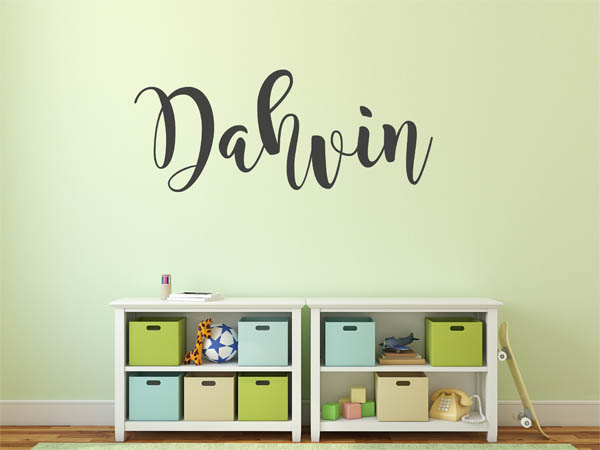 Wandtattoo Dahvin in Handschrift