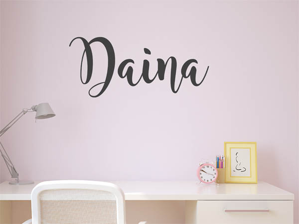 Wandtattoo Daina in Handschrift