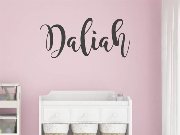 Wandtattoo Daliah in Handschrift